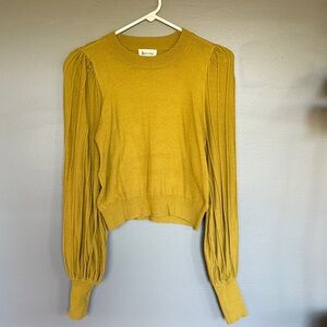 Mustard Yellow Crew Neck Sweater